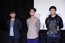 左から梅田慎介、安藤隼人、小高和剛。