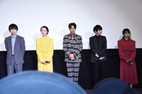 実写ムービーゲーム「Death Come True」プレス発表会の様子。