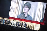 「（会場に）素敵なプリンセスばっかり」と言う藤原樹。