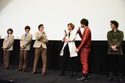 「仮面ライダージオウ NEXT TIME ゲイツ、マジェスティ」完成披露上映会の様子。