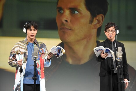 「ソニック・ザ・ムービー」公開アフレコイベントの様子。