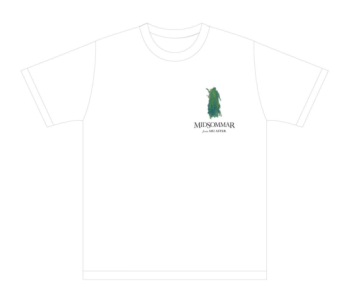 E賞のA24×POPEYE限定Tシャツ（表）。