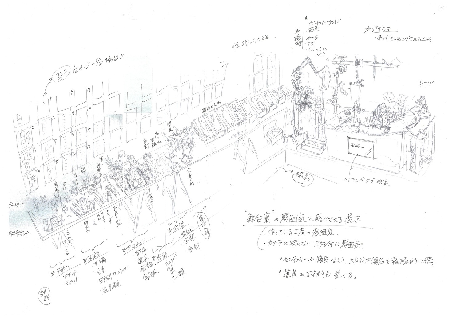 「ごん / GON, THE LITTLE FOX」ギャラリー展示のイメージ。