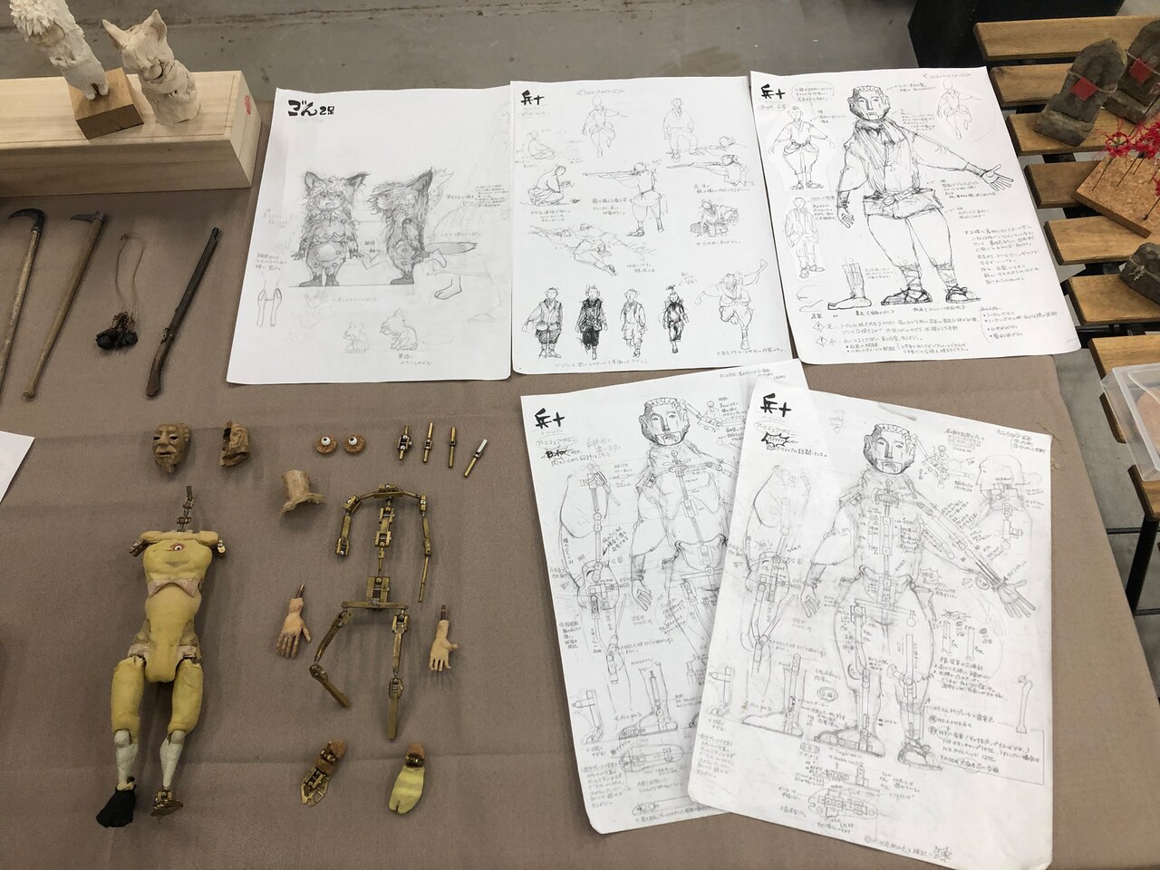 「ごん / GON, THE LITTLE FOX」メイキング写真