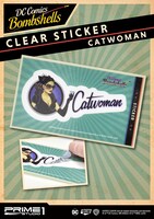 DC コミックスボムシェルズ キャットウーマン クリアステッカー（税込350円）