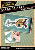 DC コミックスボムシェルズ スーパーガール クリアステッカー（税込350円）