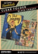 DC コミックスボムシェルズ ブラックキャナリー クリアファイル（税込300円）
