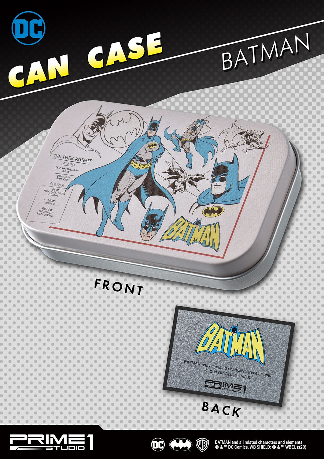DC コミックスヴィンテージ バットマン カンケース（税込450円）