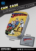 DC コミックスヴィンテージ コミックカバー柄 カンケース スーパーマン（税込450円）