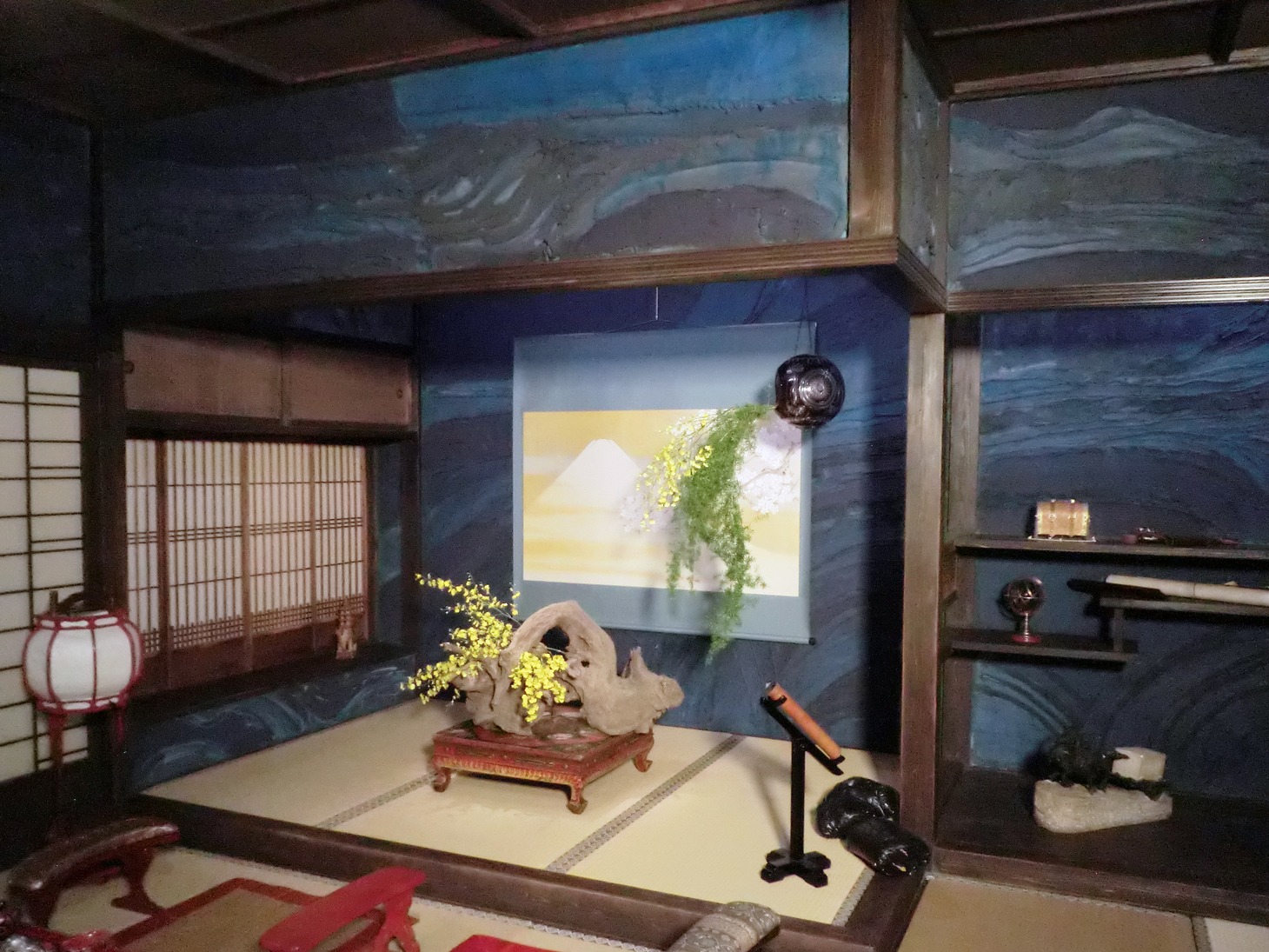 座敷の様子。