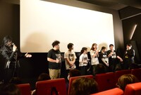 舞台挨拶の様子。