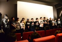 舞台挨拶の様子。