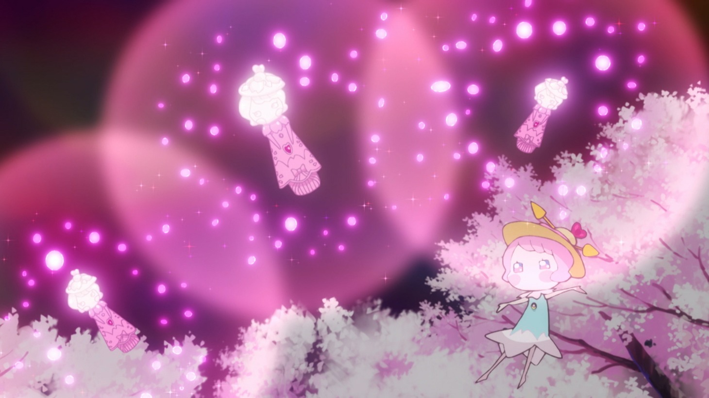 「映画プリキュアミラクルリープ みんなとの不思議な1日」ミラクルンライトレクチャームービーより。