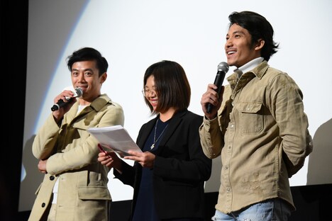 「ソン・ランの響き」初日トークショーの様子。