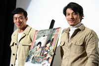 「ソン・ランの響き」初日トークショーより。左からレオン・レ、リエン・ビン・ファット。