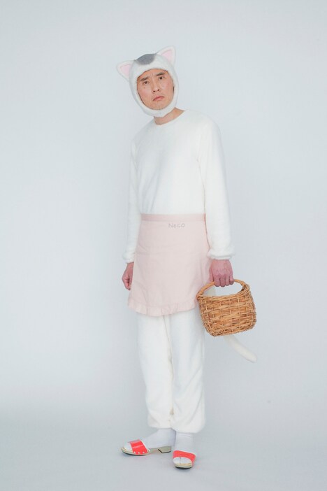 「きょうの猫村さん」より、松重豊演じる猫村ねこ。