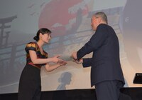 松江観光大使委嘱式の様子。