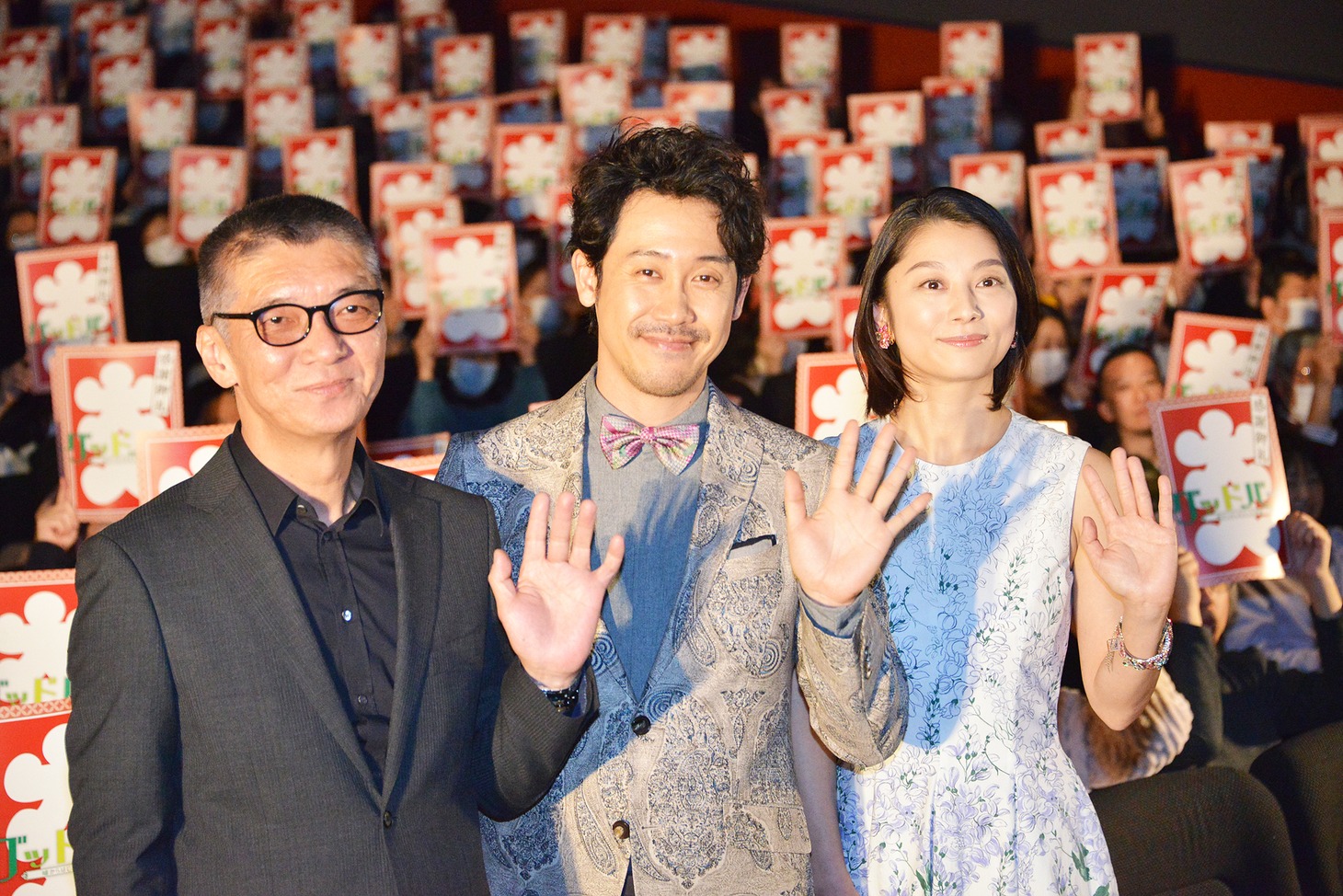 「グッドバイ～嘘からはじまる人生喜劇～」舞台挨拶の様子。