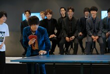 シングルスに挑戦する佐野勇斗。