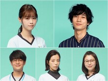 上段左から西野七瀬、清原翔。下段左から井之脇海、桜井ユキ、金澤美穂。
