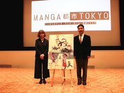 記者発表会に登壇した国立新美術館の逢坂恵理子（左）、ゲストキュレーターを務める森川嘉一郎氏（右）。