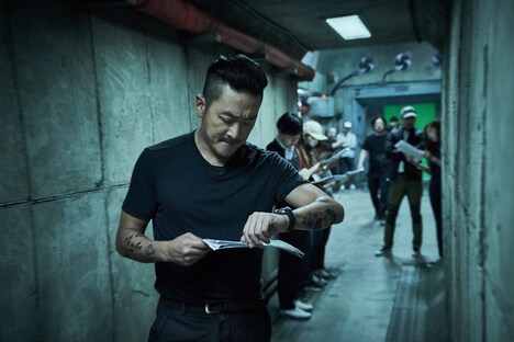 「PMC：ザ・バンカー」メイキング写真