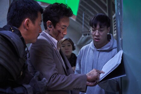 「PMC：ザ・バンカー」メイキング写真