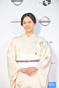 フランス映画祭2019 横浜の様子より、中谷美紀。