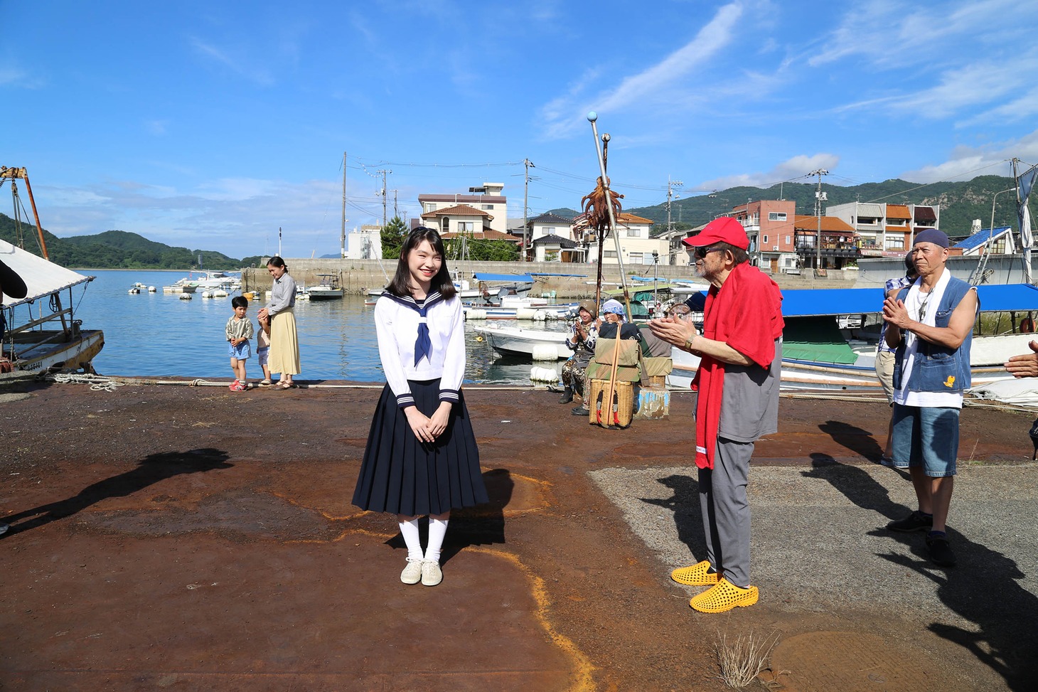 「海辺の映画館―キネマの玉手箱」メイキング写真