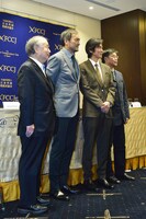 「Fukushima 50」記者会見の様子。