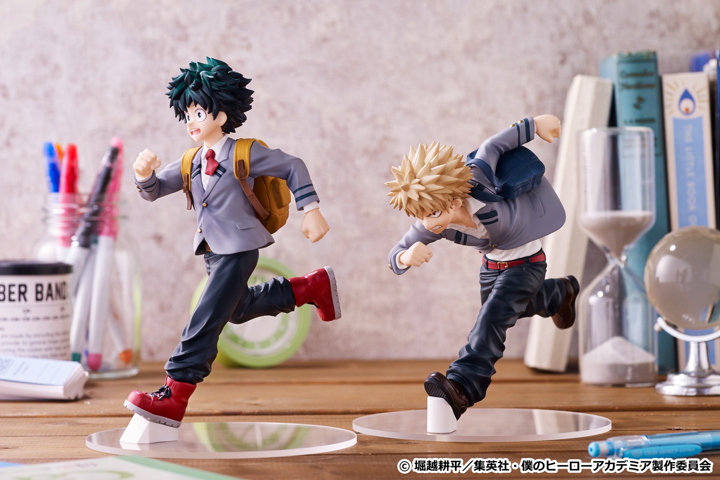 左から「POP UP PARADE 緑谷出久」「POP UP PARADE 爆豪勝己」。