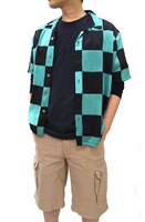 「竈門炭治郎羽織柄 アロハ」着用イメージ