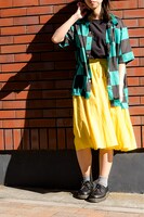 「竈門炭治郎羽織柄 アロハ」着用イメージ