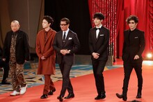 左から笑福亭鶴瓶、菅田将暉、中井貴一、松坂桃李、GACKT。