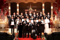 第43回日本アカデミー賞授賞式の様子。