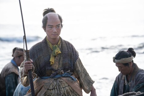 染谷将太演じる織田信長。