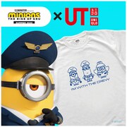 「ミニオンズ フィーバー」とUTのコラボTシャツ。
