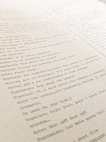 「“I HOPE THAT PEOPLE WILL FEEL UNSETTLED.”」中面より。