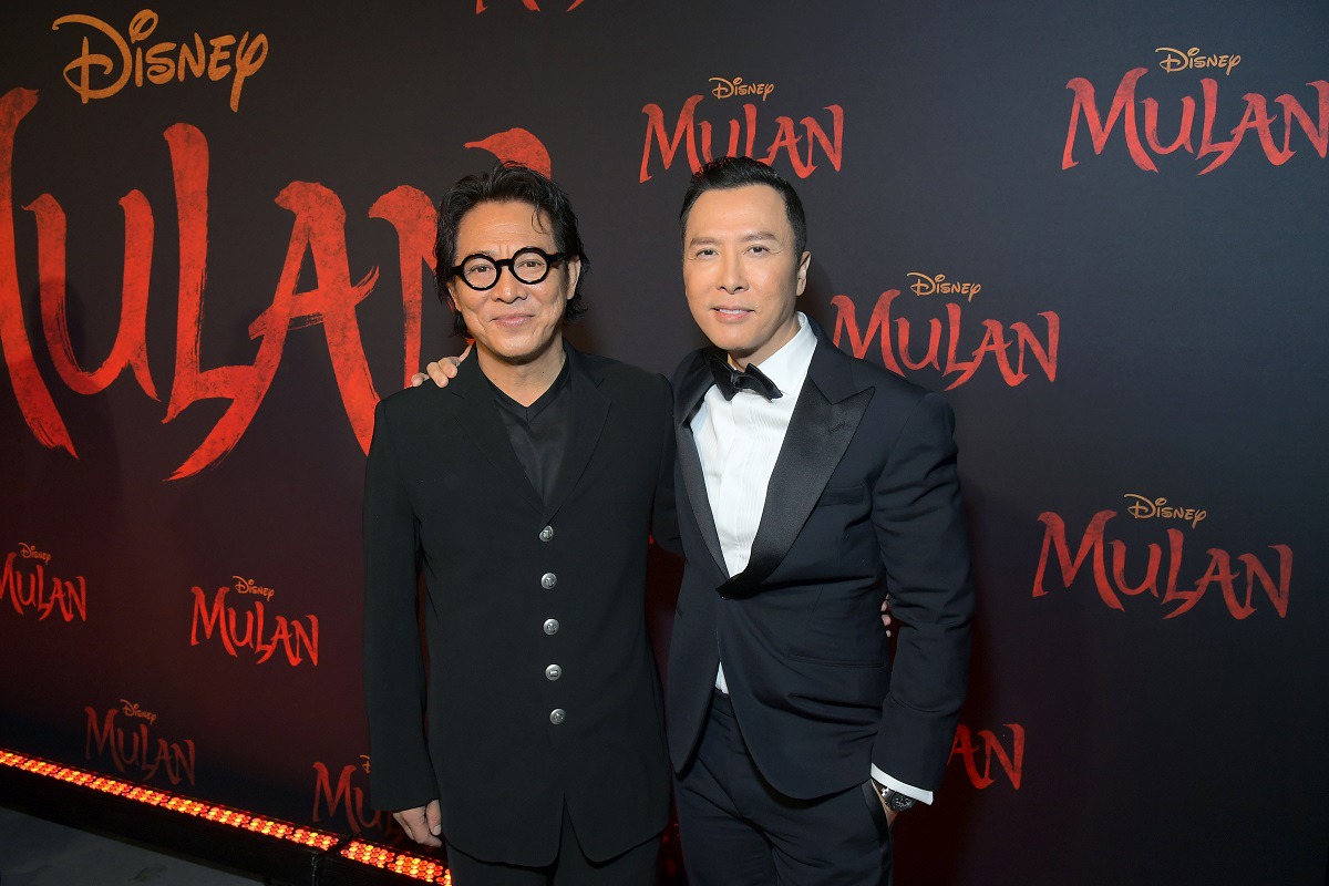 左からジェット・リー、ドニー・イェン。