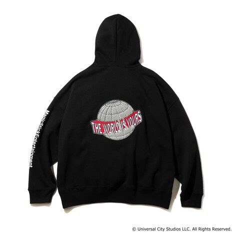「THE WORLD IS YOURS HOODIE」裏（税込1万9800円）