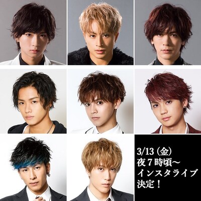 映画「貴族降臨 -PRINCE OF LEGEND-」Instagramライブ出演キャスト。