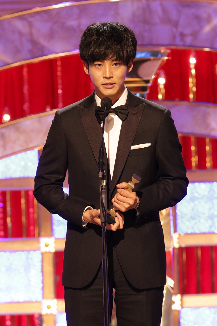 第43回日本アカデミー賞で最優秀主演男優賞を受賞した松坂桃李。(c)日本アカデミー賞協会