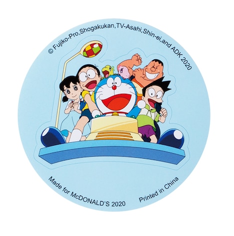 「ミューといっしょ！ドラえもん」に付属するシール。