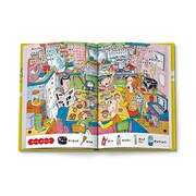 ほんのハッピーセットの絵本「ともちゃんちの にんじゃねこ」中面。