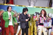 左から杉山すぴ豊、森川智之、LiLiCo。