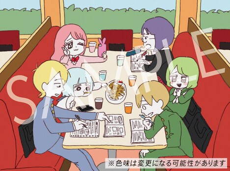 世紀末による描き下ろしイラスト。