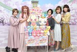 左から引坂理絵、成瀬瑛美、悠木碧、依田菜津、河野ひより。