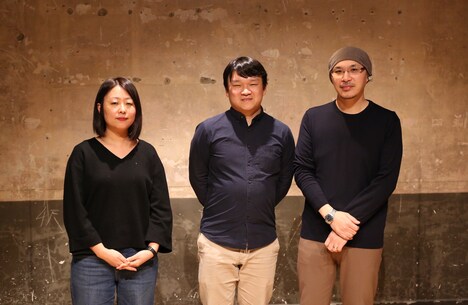 左から月永理絵、徐昊辰、森直人。