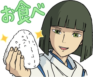 LINE公式スタンプ「ジブリがいっぱい」より。