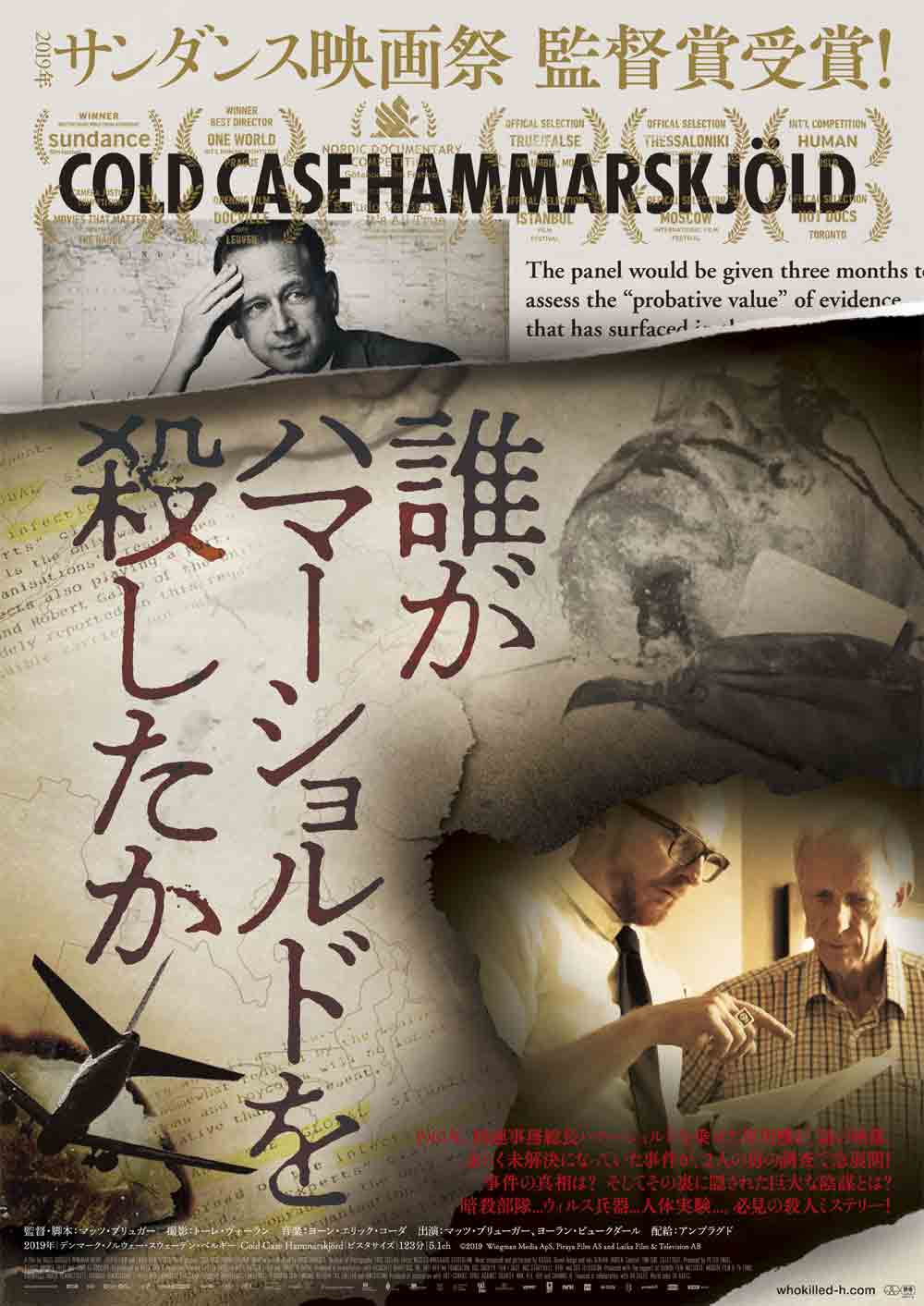 「誰がハマーショルドを殺したか」ポスタービジュアル